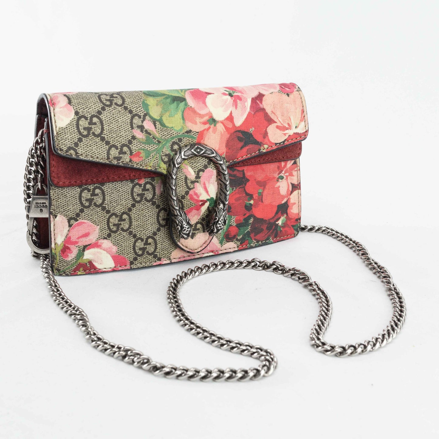 Gucci Dionysus GG Blooms Super Mini Chain Bag 476432