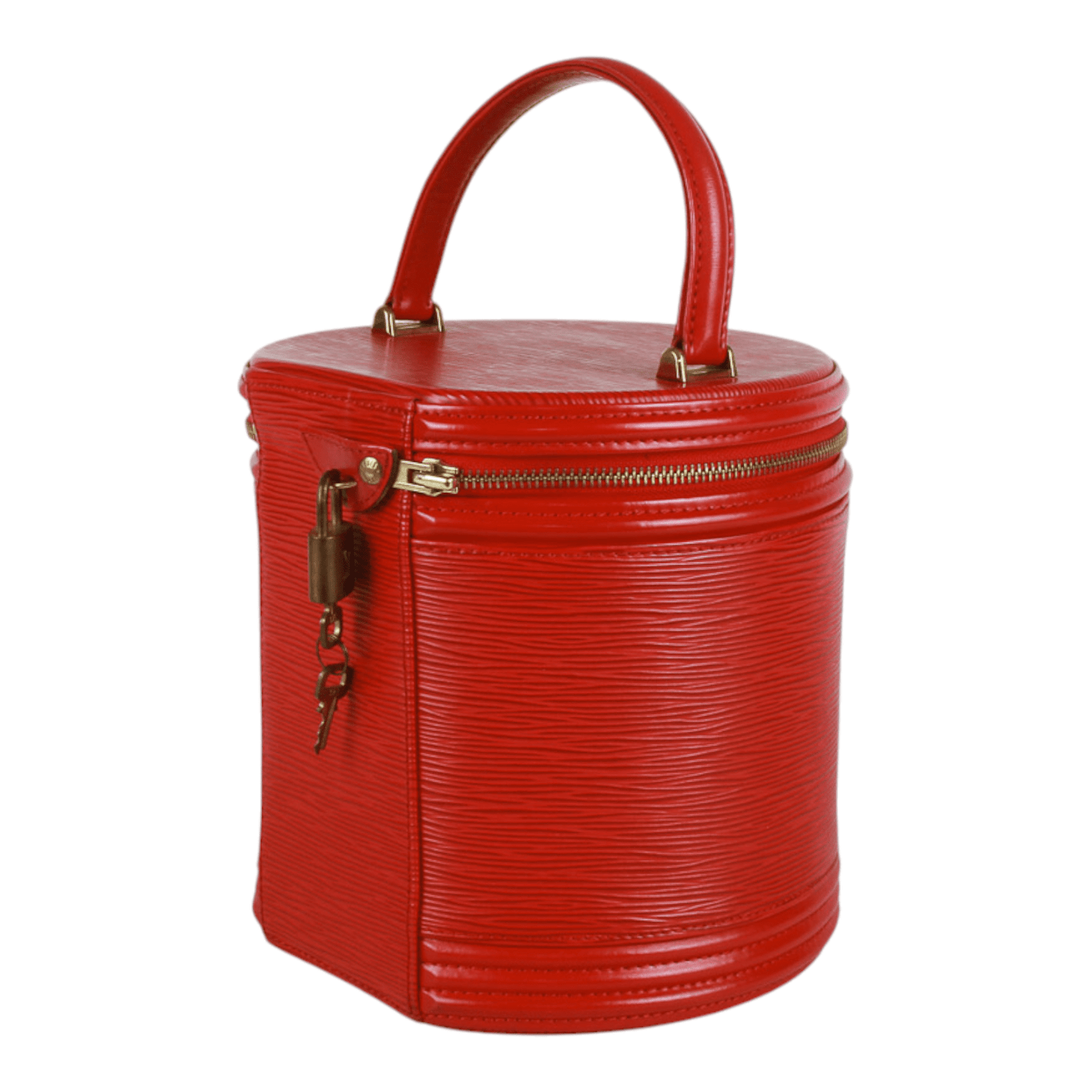 Authentic Louis Vuitton Cannes Red Epi hand bag