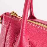 Authentic Prada Pink Vitello Daino Leather Shopper Tote