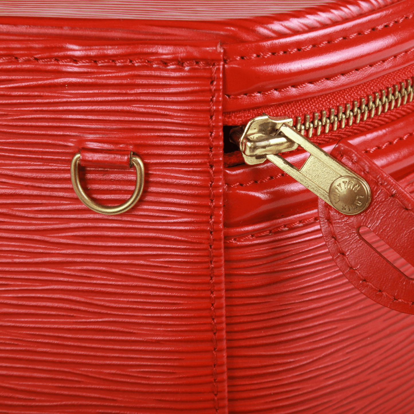 Authentic Louis Vuitton Cannes Red Epi hand bag