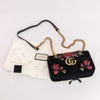 Authentic Gucci - GG Marmont Floral Embroidered Velvet Mini Shoulder bag