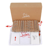 Authentic Christian Louboutin Panettone zip around spike wallet