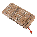 Authentic Christian Louboutin Panettone zip around spike wallet