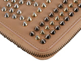 Authentic Christian Louboutin Panettone zip around spike wallet