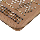 Authentic Christian Louboutin Panettone zip around spike wallet