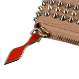 Authentic Christian Louboutin Panettone zip around spike wallet