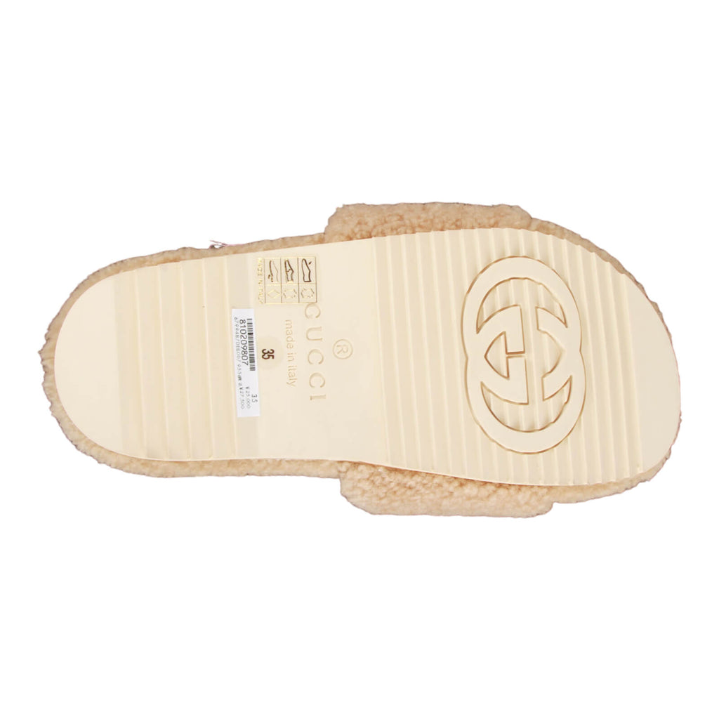 Authentic Gucci The North Face Fleece Sandals