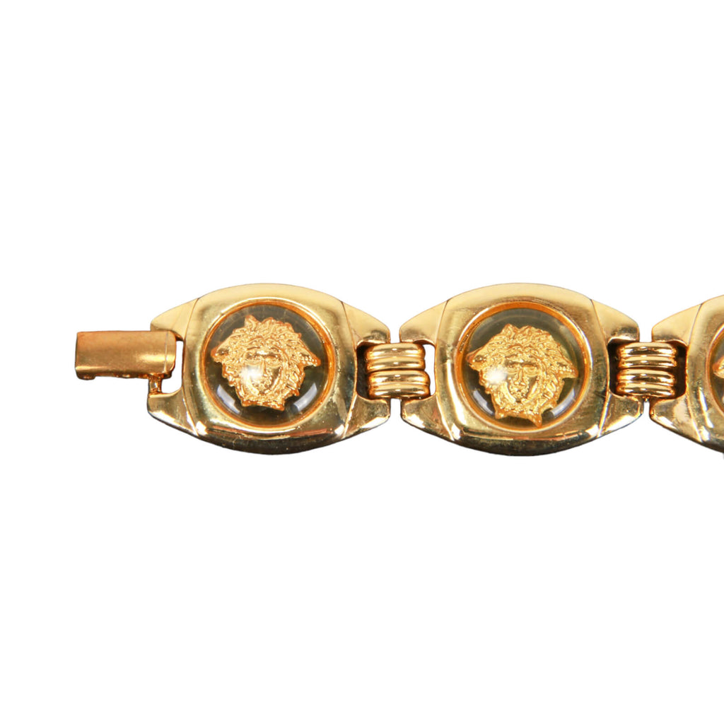 Authentic Gianni Versace Gold-tone Medusa bracelet