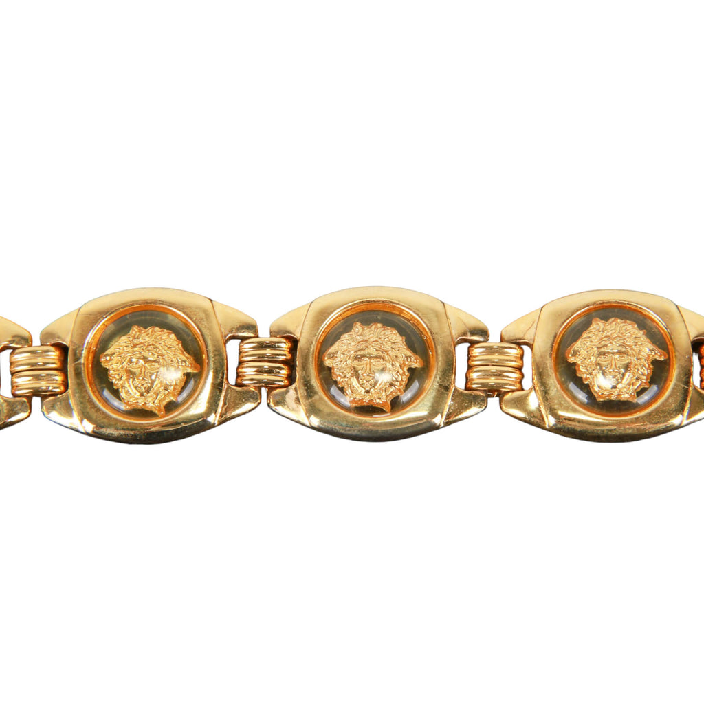 Authentic Gianni Versace Gold-tone Medusa bracelet