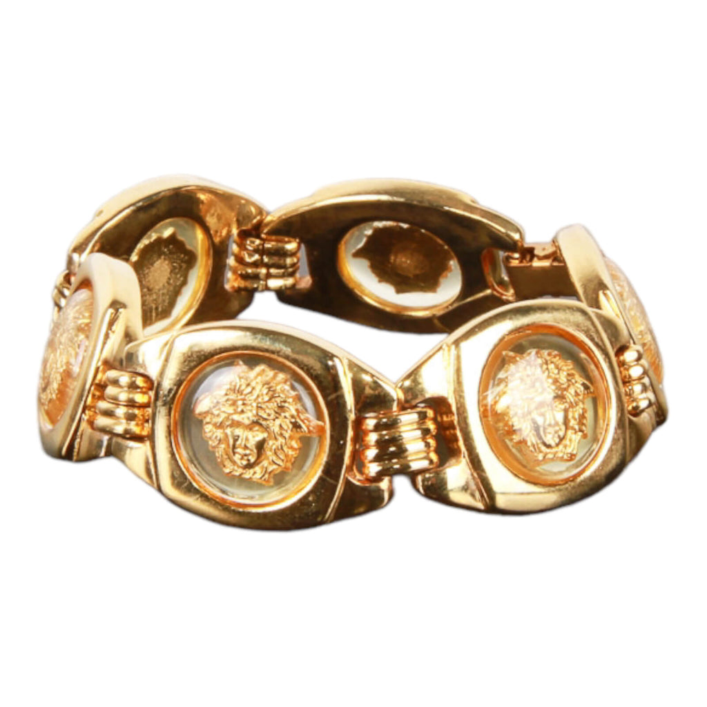 Authentic Gianni Versace Gold-tone Medusa bracelet