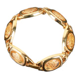 Authentic Gianni Versace Gold-tone Medusa bracelet