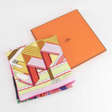 Authentic HERMES Silk Scarf Double Sangle