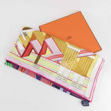 Authentic HERMES Silk Scarf Double Sangle