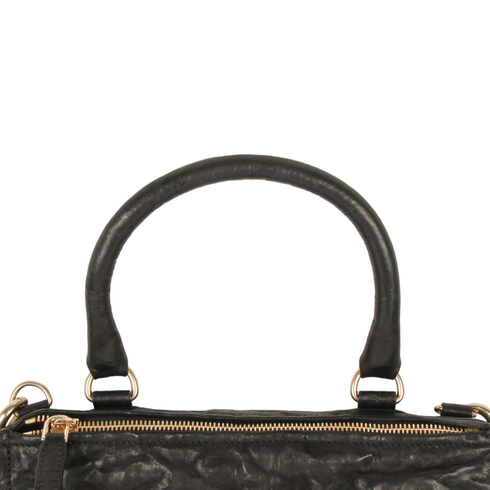 Givenchy Black Crinkled Leather Small Pandora Shoulder Bag Givenchy