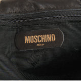 Vintage Moschino heart shape quilted calfskin gold chain strap purse