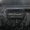 Authentic Salvatore Ferragamo Black Ribbon Leather Bag