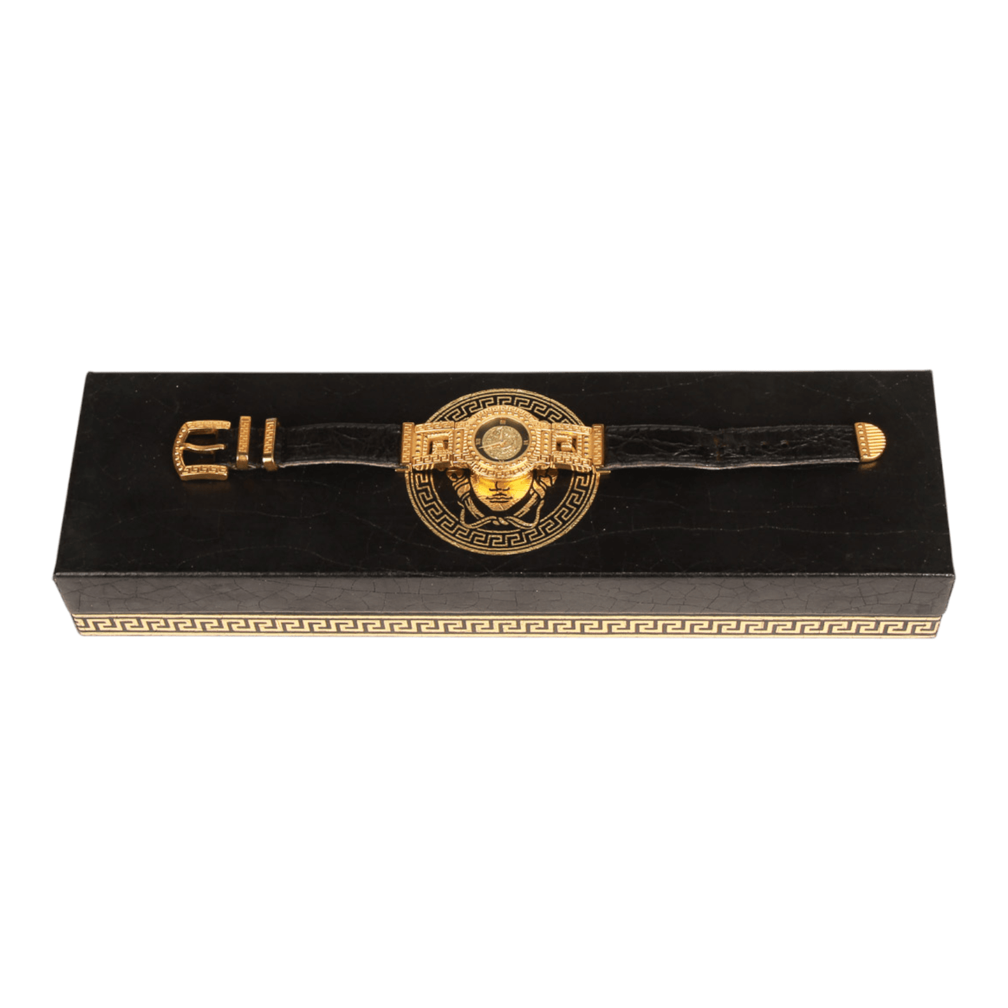 Vintage ladies Gianni Versace medusa Gold plated quartz watch