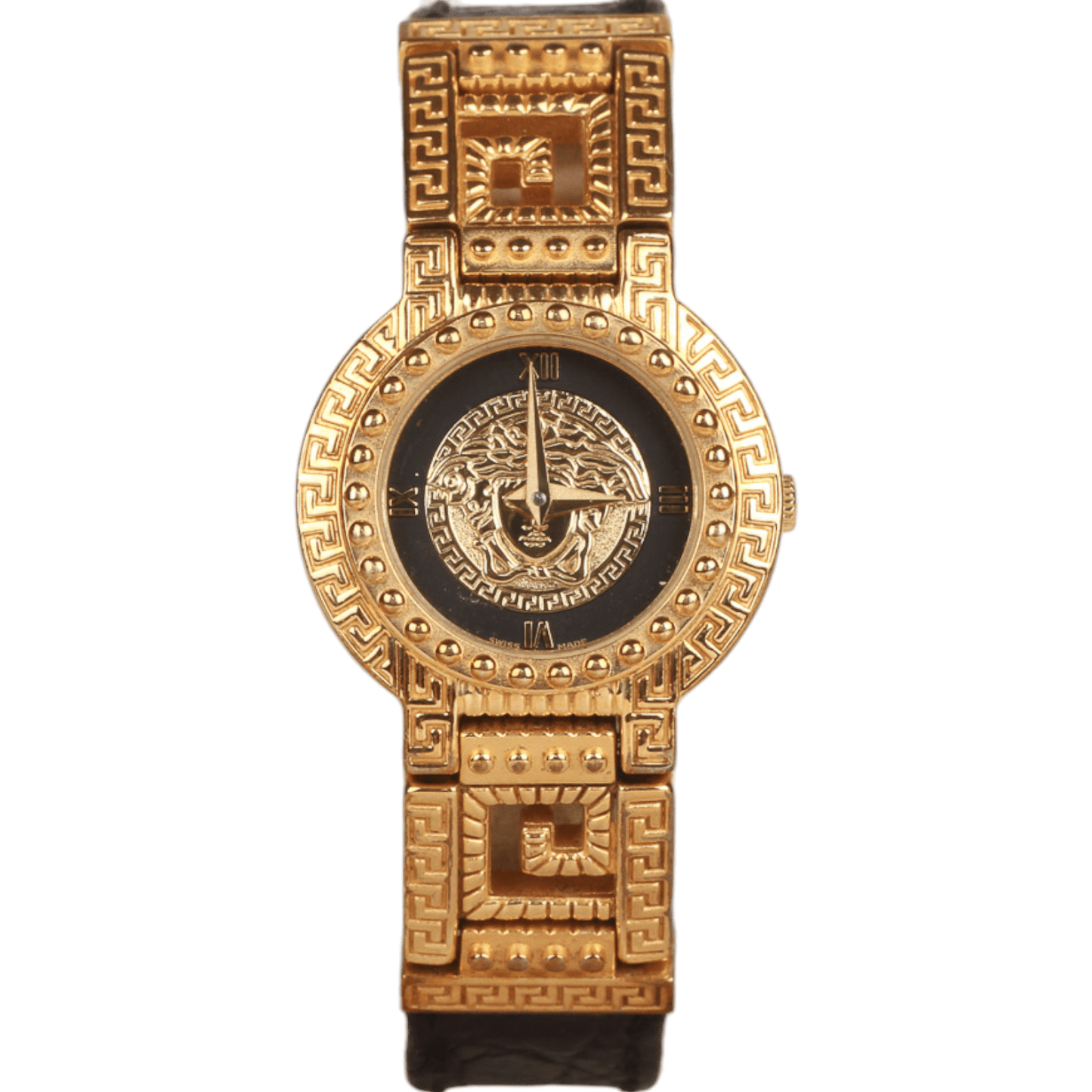Vintage ladies Gianni Versace medusa Gold plated quartz watch