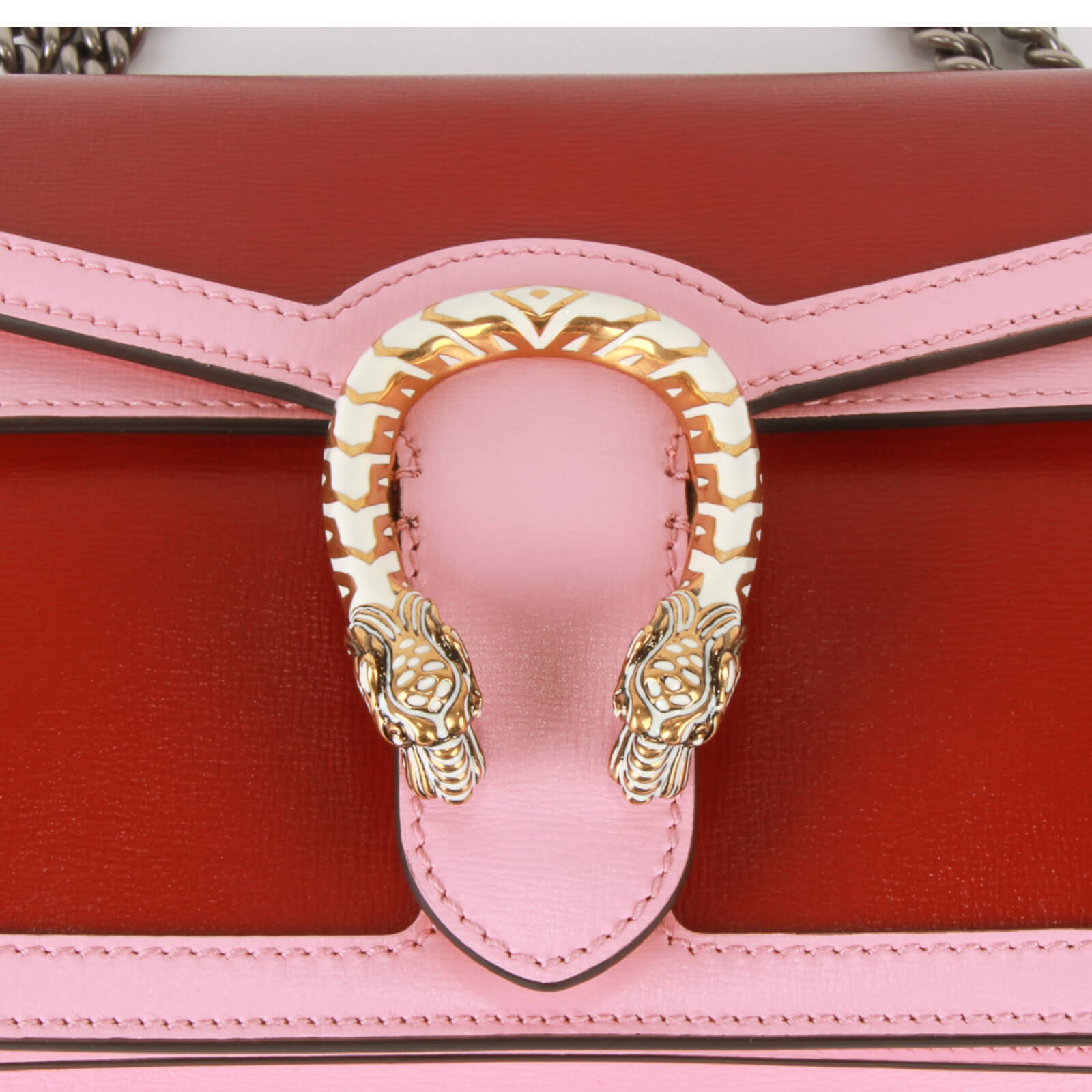 GUCCI Dionysus Small Shoulder Bag in Red and Pink