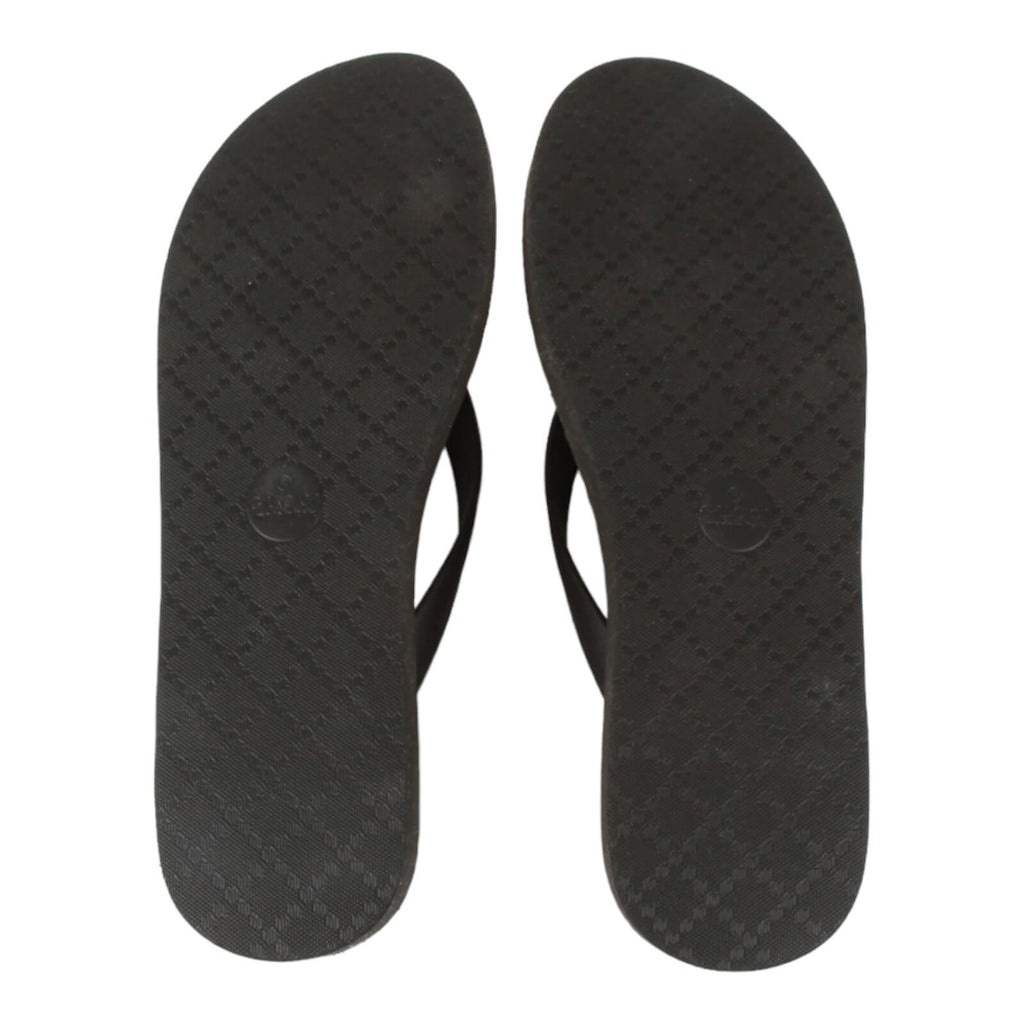 Authentic Gucci Double G Flip Flops black size US 9.5