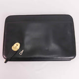 Authentic Brooks Brothers Black Leather Business Bag