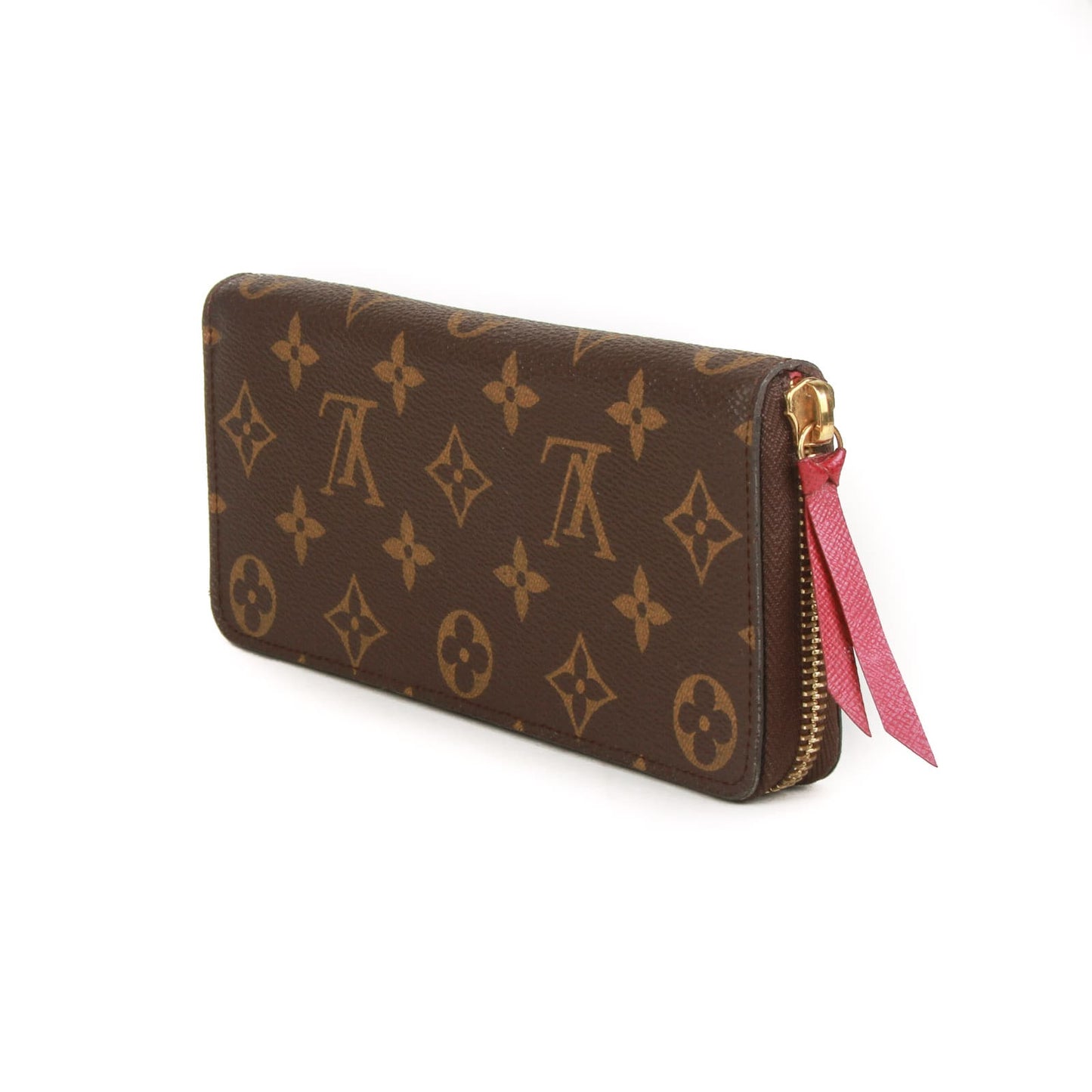 Louis Vuitton Monogram Clémence Wallet – Fuchsia Interior
