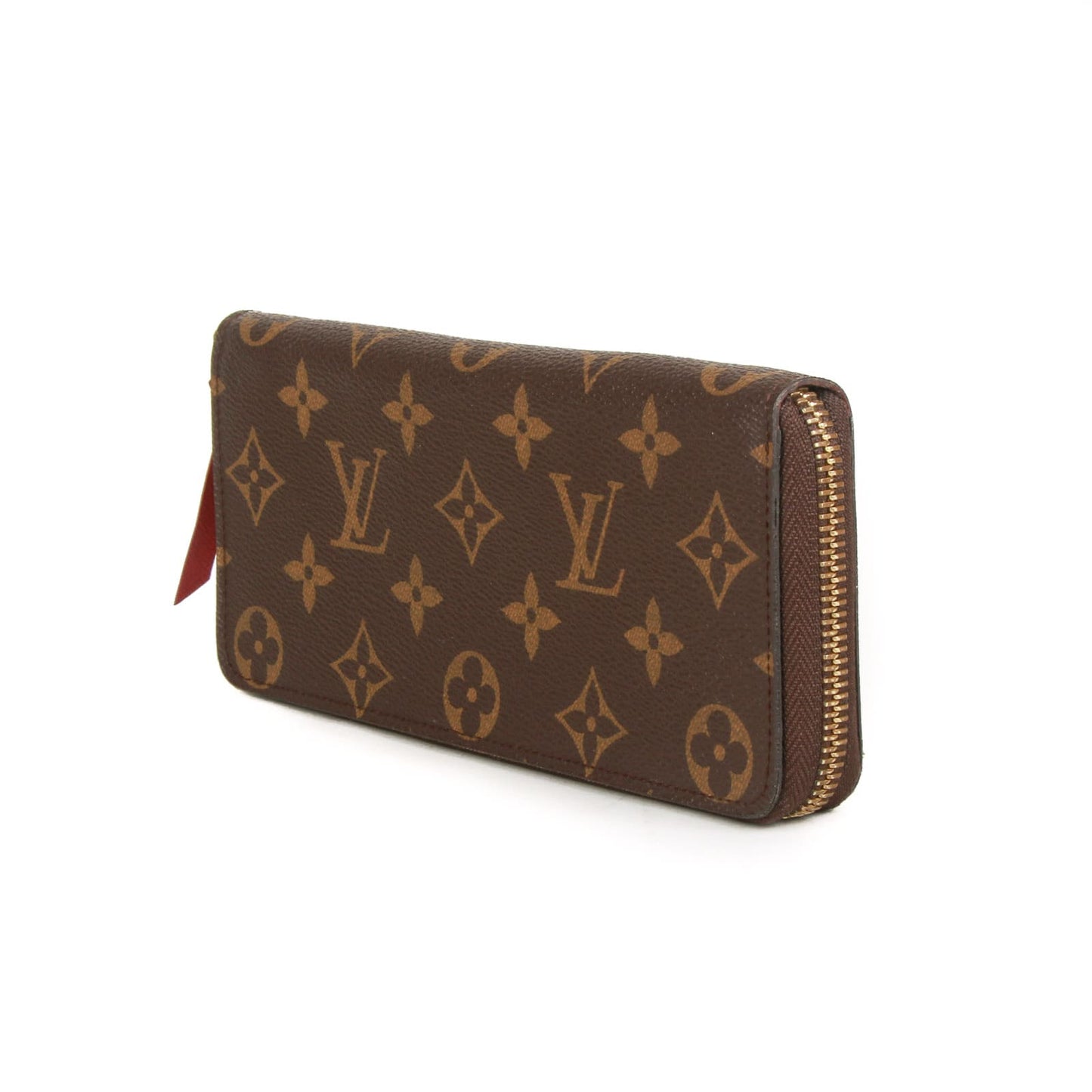 Louis Vuitton Monogram Clémence Wallet – Fuchsia Interior