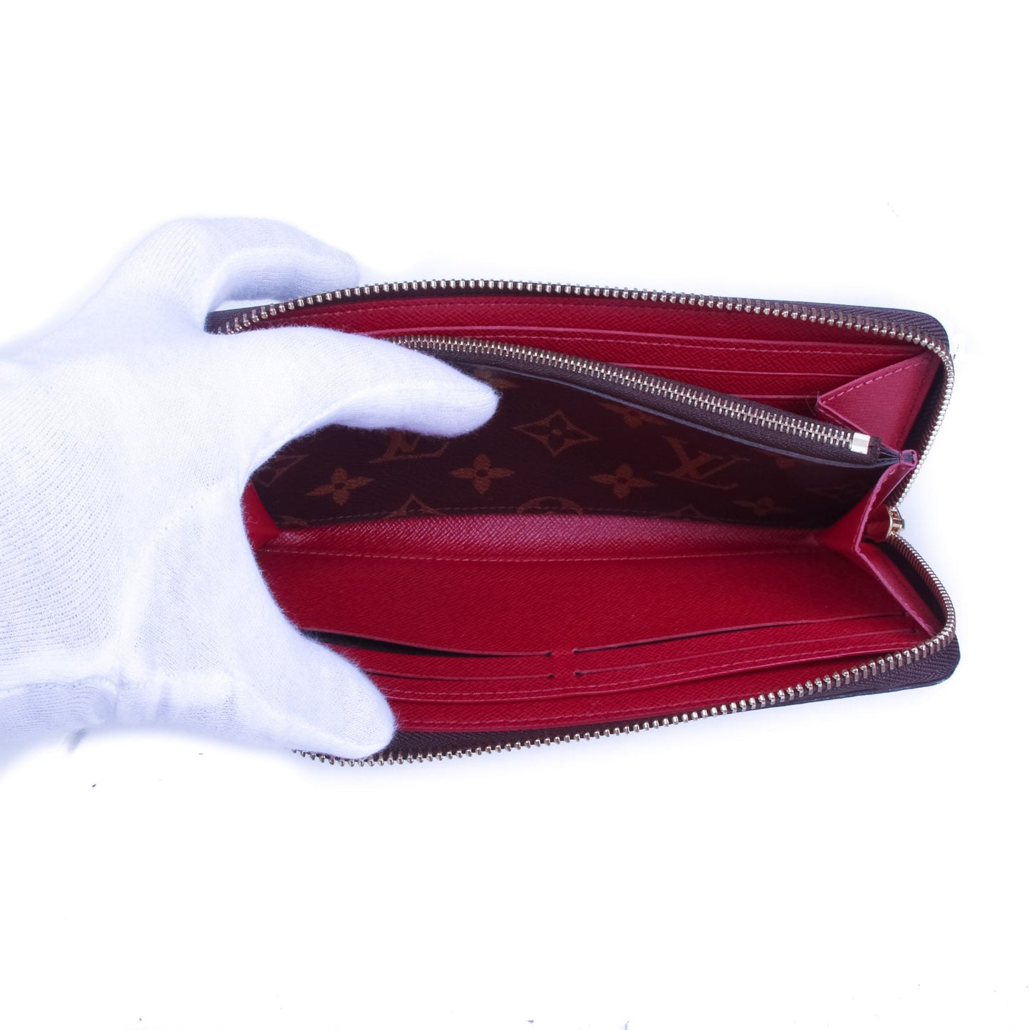 Louis Vuitton Monogram Clémence Wallet – Fuchsia Interior