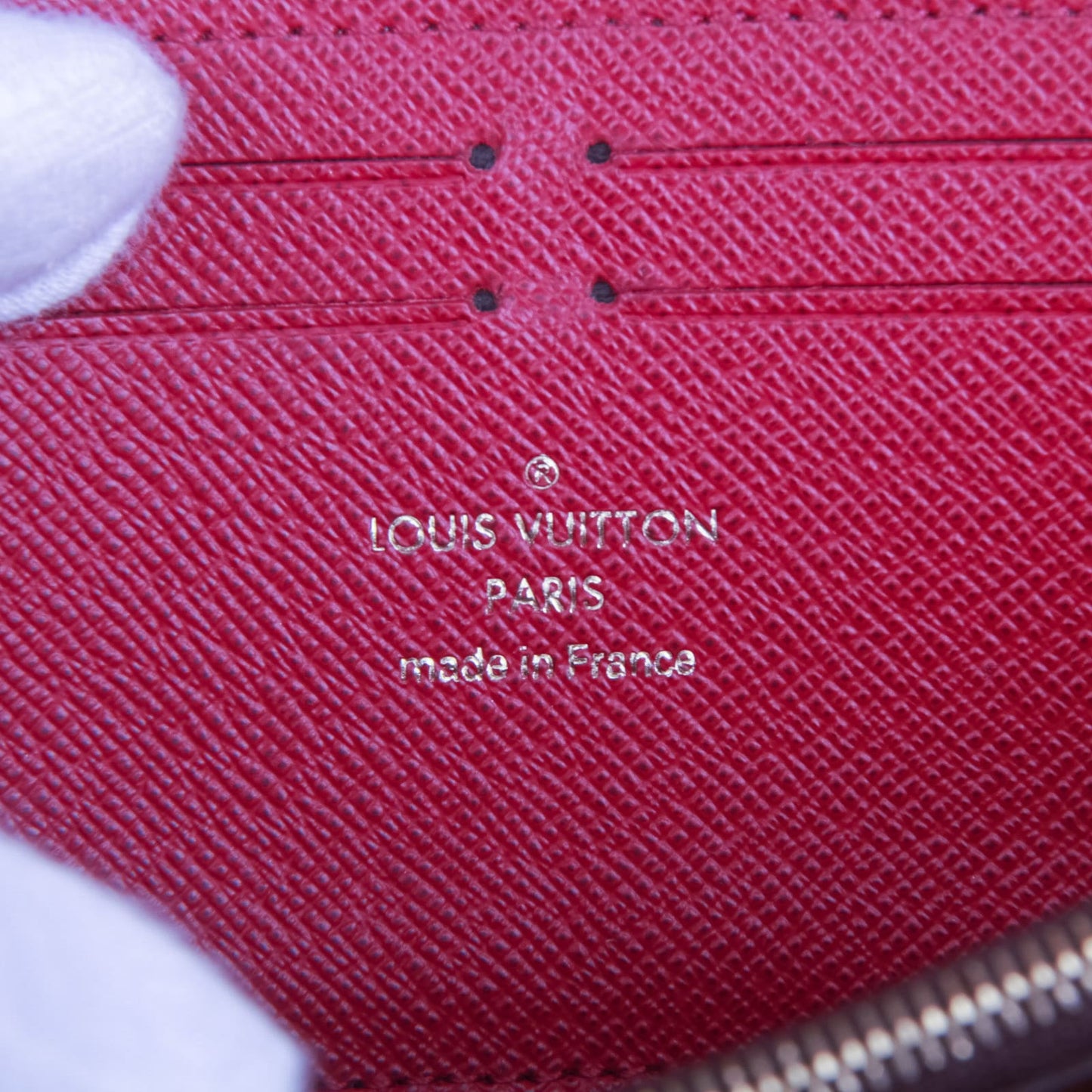 Louis Vuitton Monogram Clémence Wallet – Fuchsia Interior