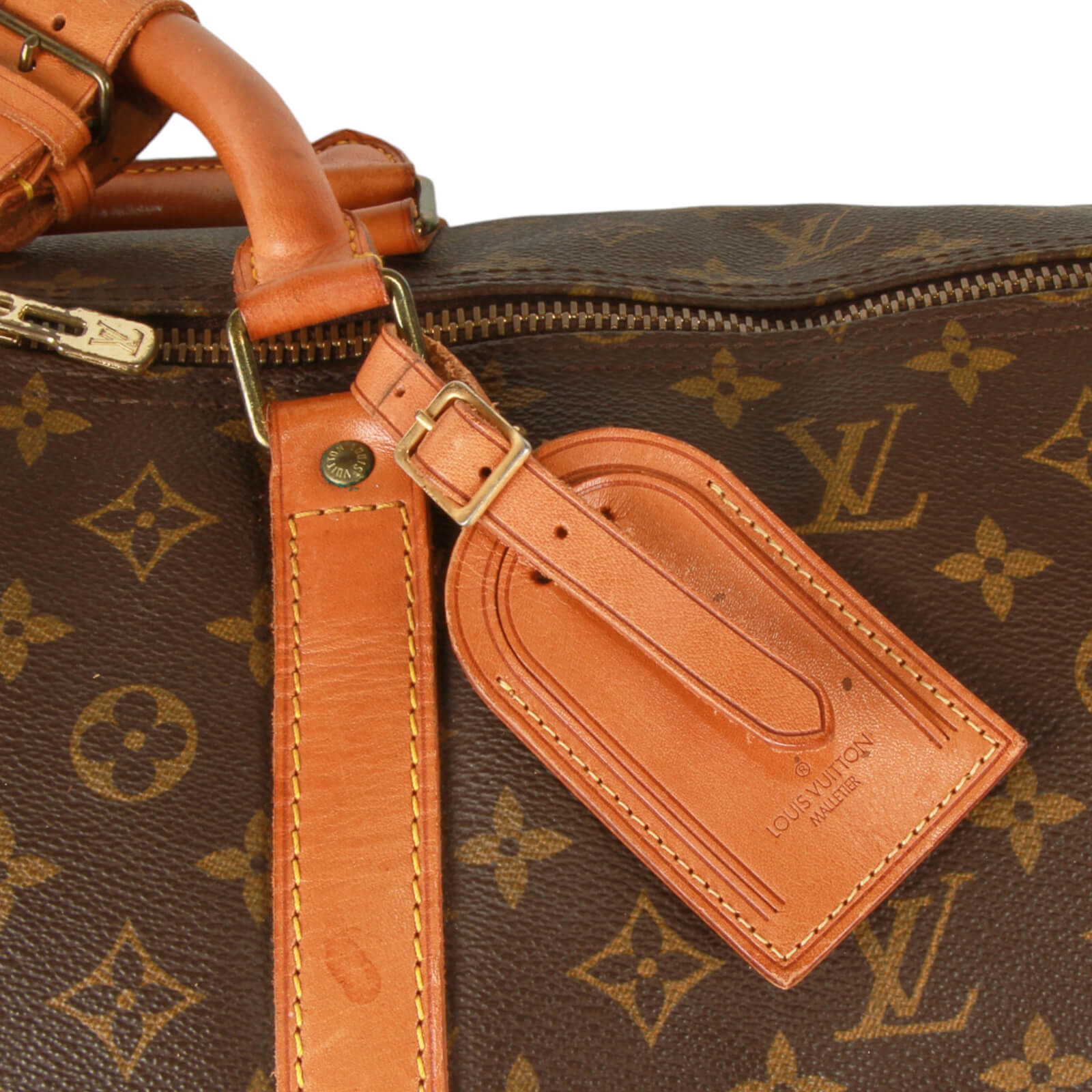 LOUIS VUITTON Monogram Keepall Bandouliere 60 Boston Bag VI1900 –  LuxuryPromise