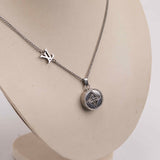 Authentic Louis Vuitton M00916 Pendant Twisted Flower Necklace