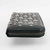 Authentic Jimmy Choo Biker Leather With Stars Black/Gunmetal Wallet