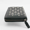 Authentic Jimmy Choo Biker Leather With Stars Black/Gunmetal Wallet