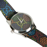 Authentic Gucci G Timeless GG Psychedelic Quartz Stainless Watch