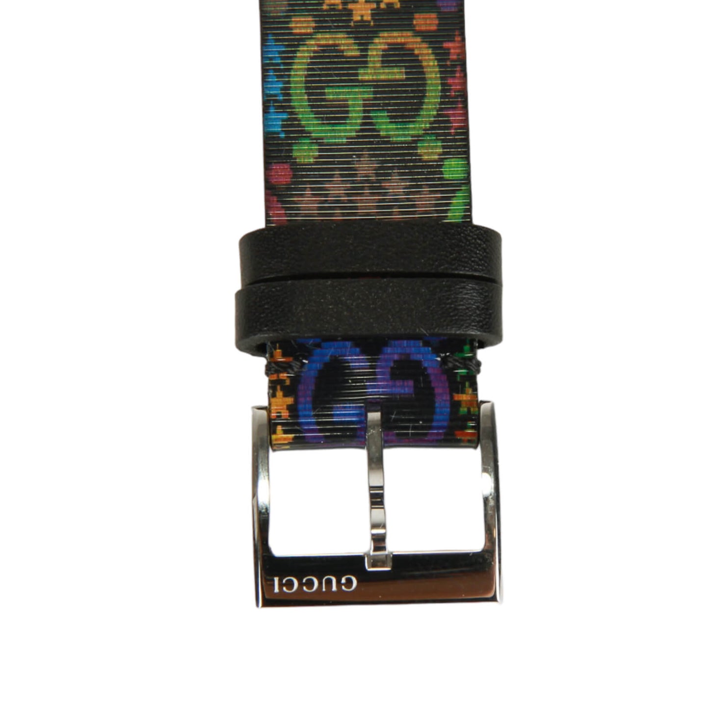 Authentic Gucci G Timeless GG Psychedelic Quartz Stainless Watch