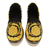 Authentic Versace Barocco-print espadrilles mens shoes