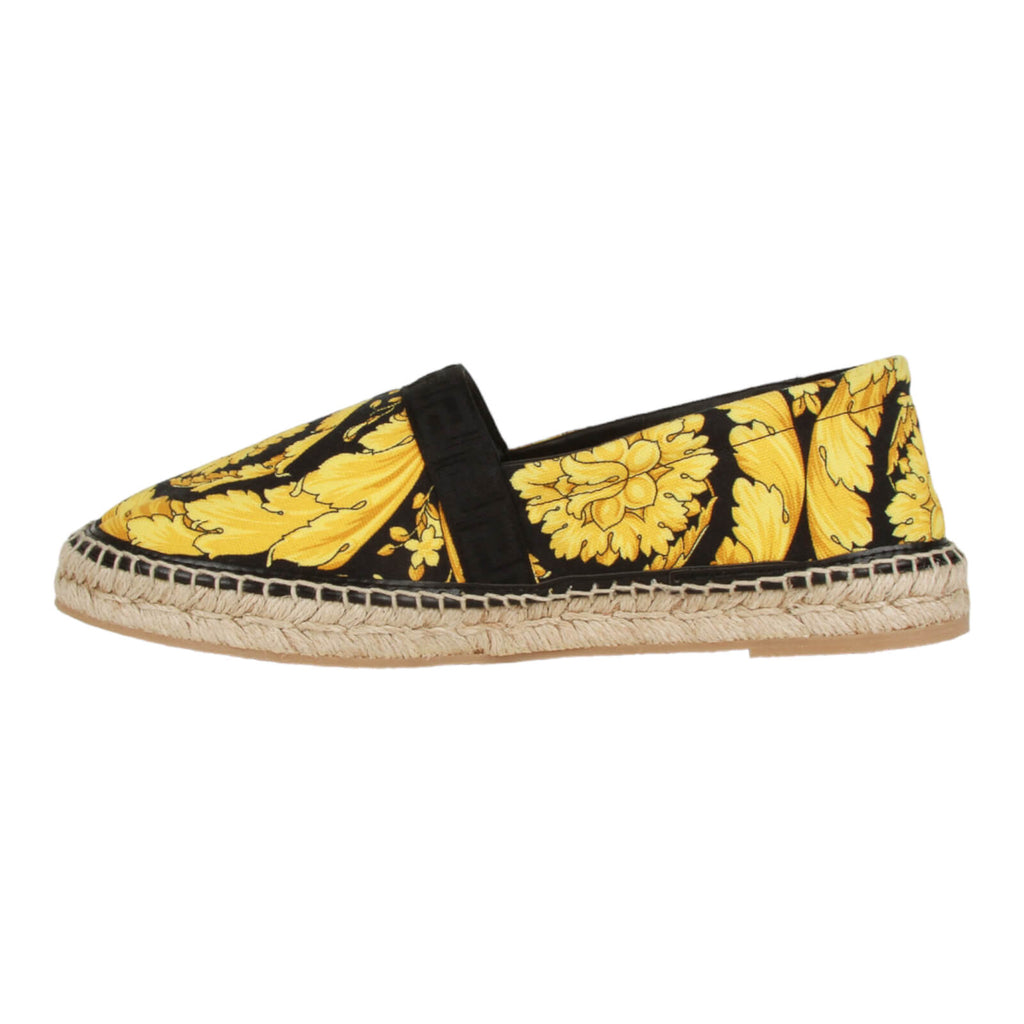 Authentic Versace Barocco-print espadrilles mens shoes