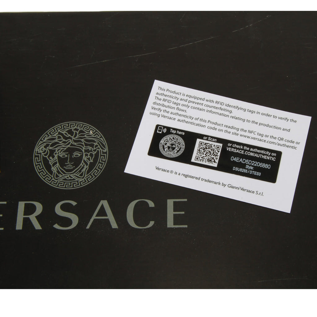 Authentic Versace Barocco-print espadrilles mens shoes