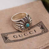 Authentic Gucci - Silver - Flower Ring