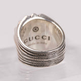 Authentic Gucci - Silver - Flower Ring