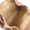 Gucci Brown Suede Bamboo Handle Backpack