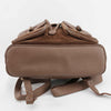 Gucci Brown Suede Bamboo Handle Backpack