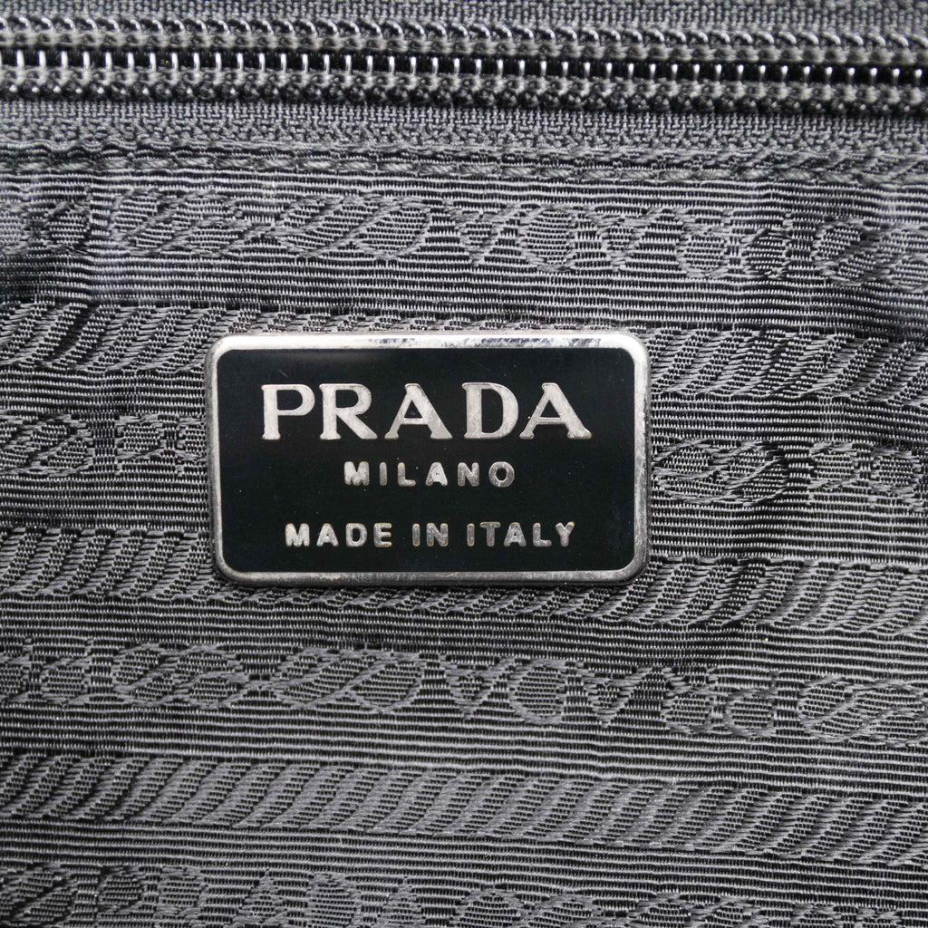 Prada Classic Nappa Chain/Leather Woven Strap Bag