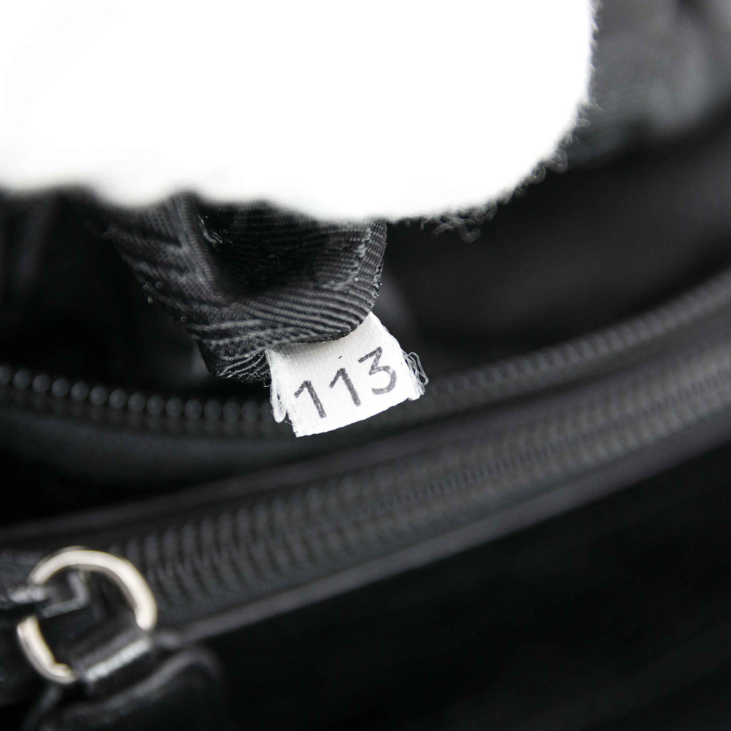 Prada Classic Nappa Chain/Leather Woven Strap Bag