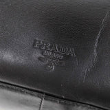 Prada Classic Nappa Chain/Leather Woven Strap Bag