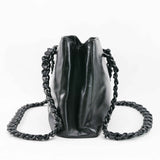 Prada Classic Nappa Chain/Leather Woven Strap Bag