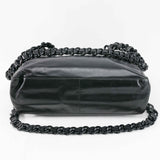 Prada Classic Nappa Chain/Leather Woven Strap Bag