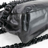 Prada Classic Nappa Chain/Leather Woven Strap Bag