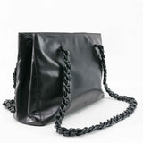 Prada Classic Nappa Chain/Leather Woven Strap Bag