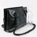Prada Classic Nappa Chain/Leather Woven Strap Bag